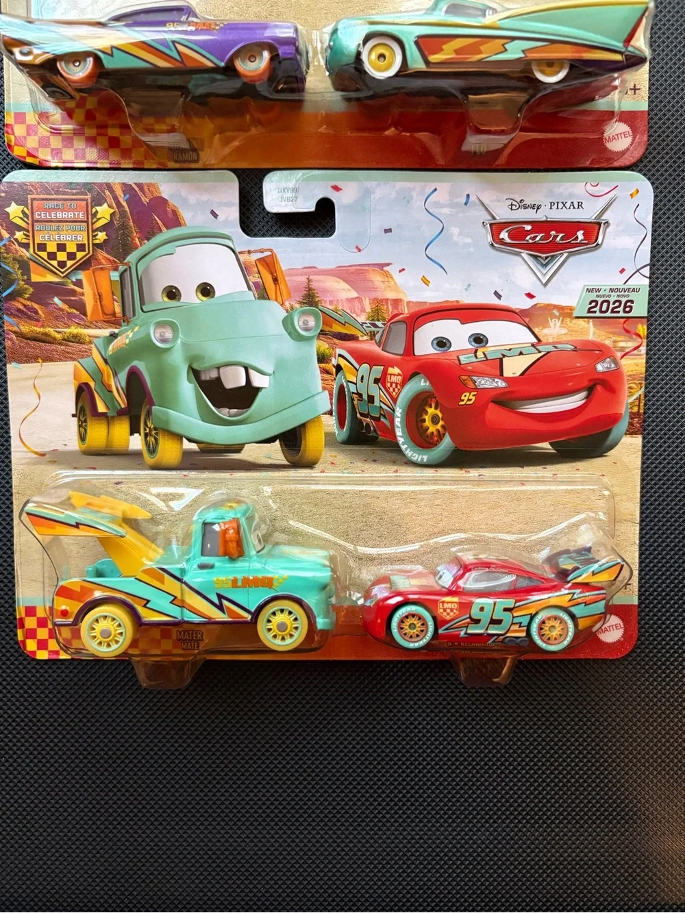 Disney Pixar Cars 20th Anniversary Lightning McQueen & Mater Flo Ramone